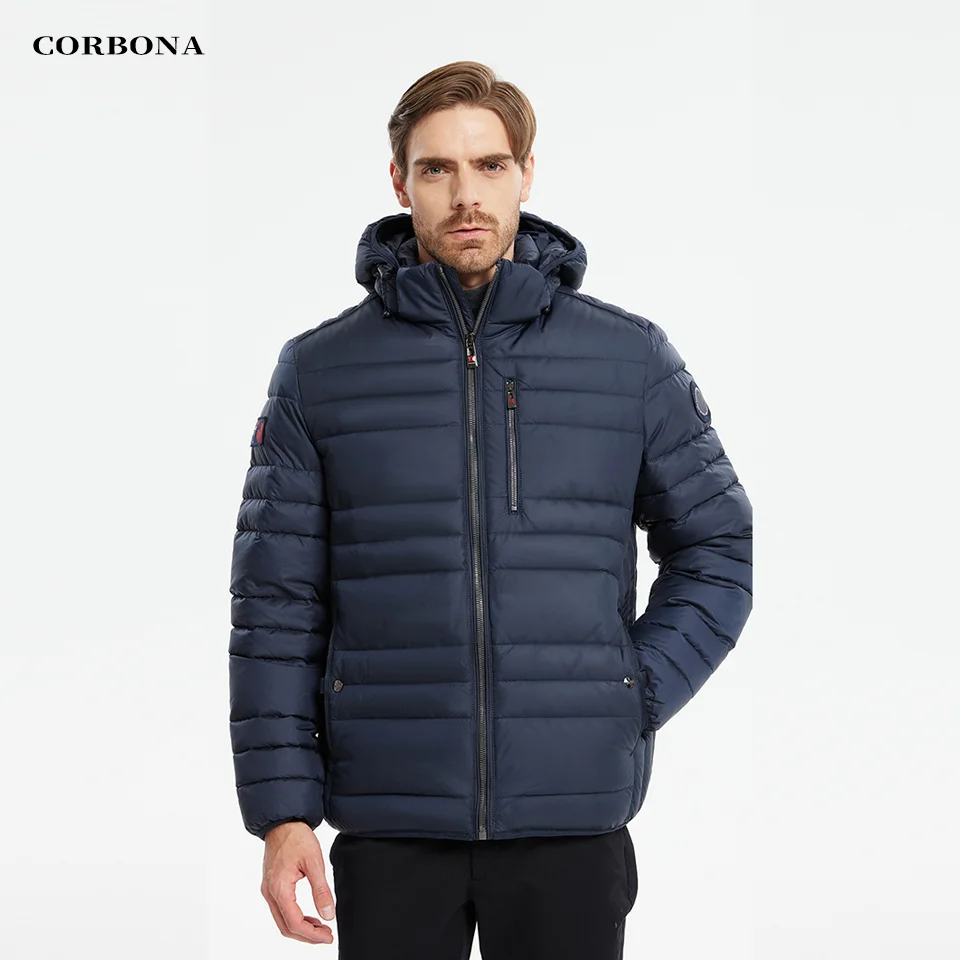 Top Trends: 2024 CORBONA Winter Men Coat Thick Jacket Freeze Warm Fur Detachable Hat Dad Gift Outdoor Cool Fashion Daily Casual Black Parka Shoppable Styles