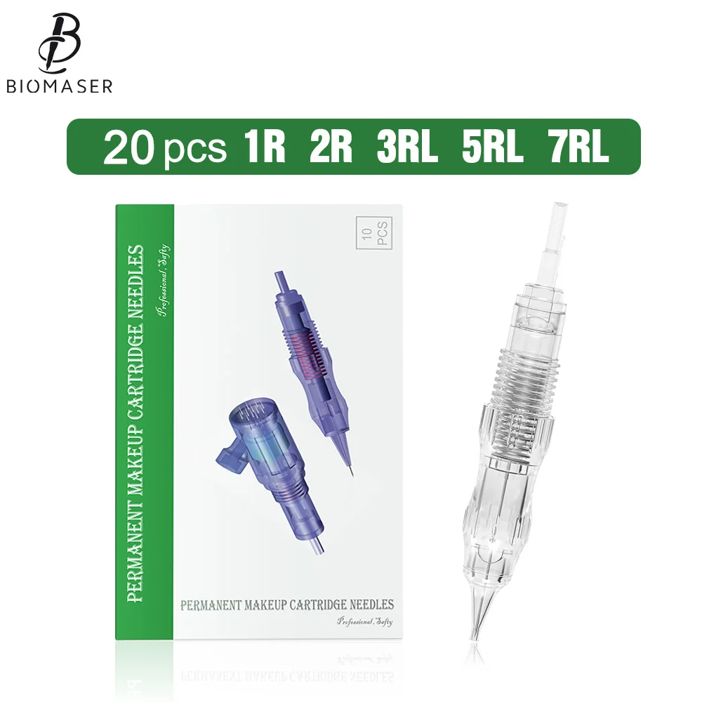 Top Trends: 20PCS Screw Cartridges Needles Tattoo 1R / 2R / 3 / 4 / 5 / 7RL Permanent Makeup Machine Needles Professional Needles For Tattoo Machine Shoppable Styles