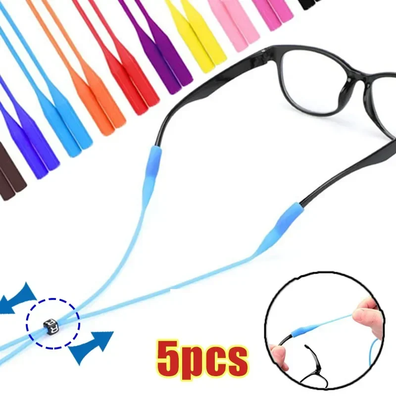 Top Trends: Silicone Eyeglasses Straps Adjustable Sunglasses Chain Cords Sports Swimming Anti-Slip String Glasses Ropes Lanyards Holder Shoppable Styles