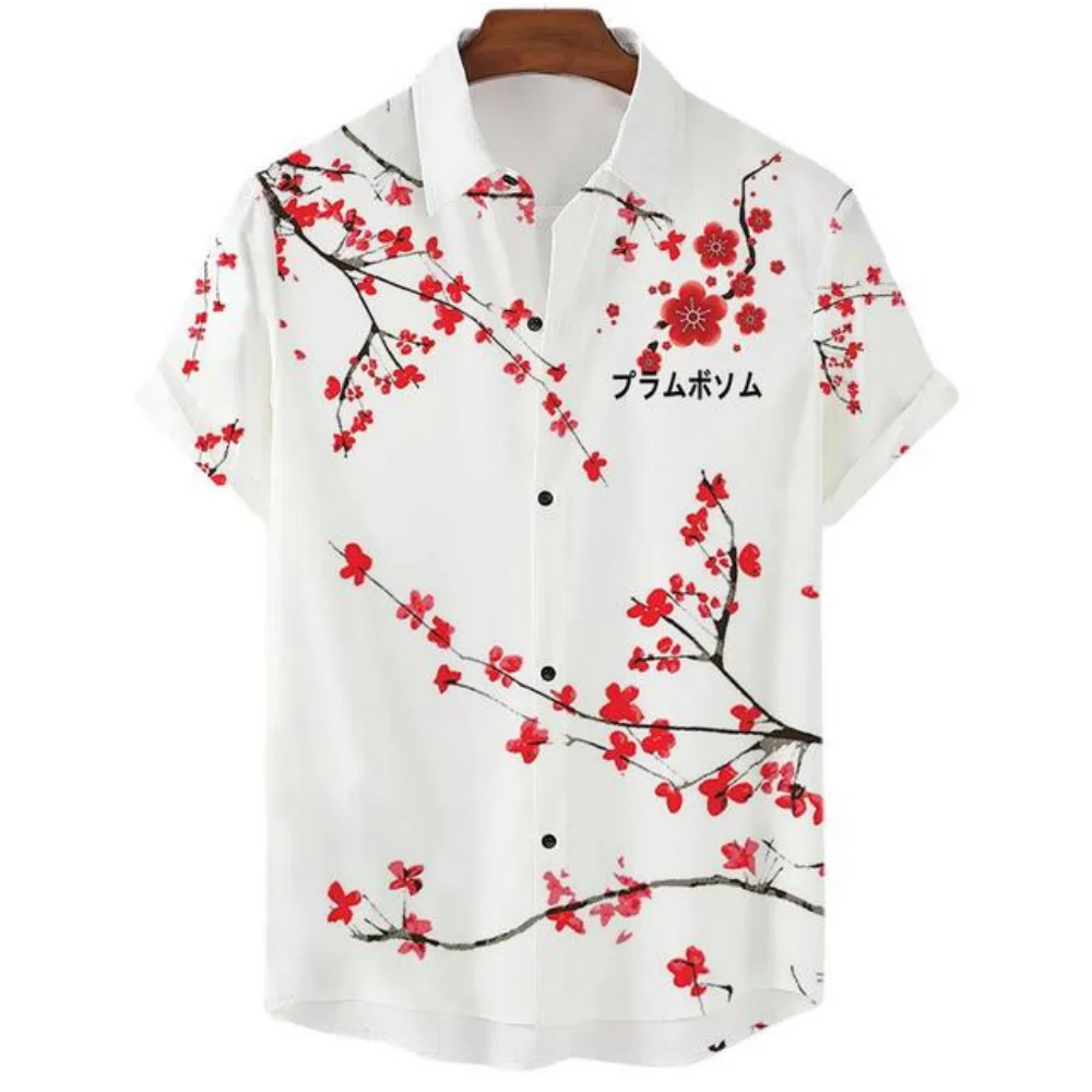 Top Trends: Simple Flower Hawaiian Shirt Man Clothes Loose Breathable Men&#039;S Shirts Summer Shirt For Men Street Casual Short Sleeve Daily Shoppable Styles