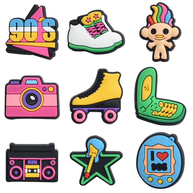 Top Trends: New 1Pcs PVC Phone For Croc Charm DIY Shoes Accessories Badge Women Clogs Buckle Kids Pins Decoration Jeans X-mas Gift Wholesale Shoppable Styles