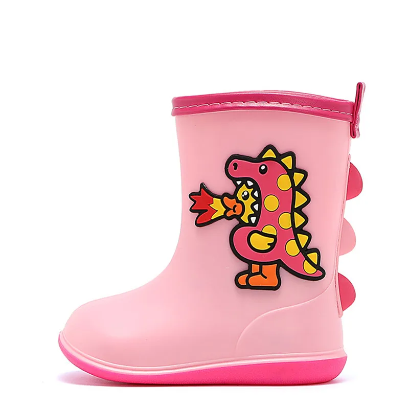 Top Trends: B.Duck Wide Round Toe Children Rainboots Baby PVC Rubber Waterproof Kids Water Shoes Lovely Cartoon Rain Boot Platform Girls Boy Shoppable Styles