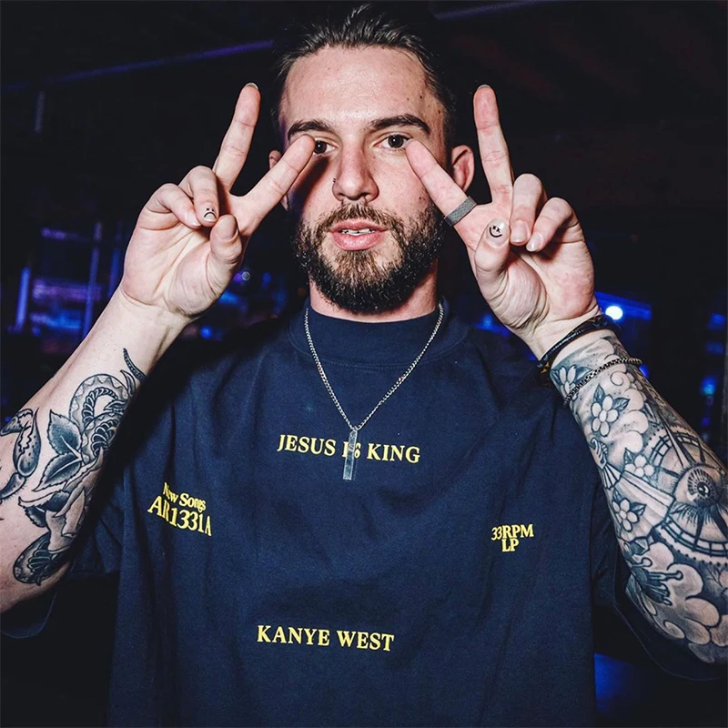 Top Trends: Kanye West T Shirt Jesus Is King High Quality Short Sleeve T-shirts Vintage Harajuku Cotton Men's T-shirt Clothes Streetwear Shoppable Styles - Image 2