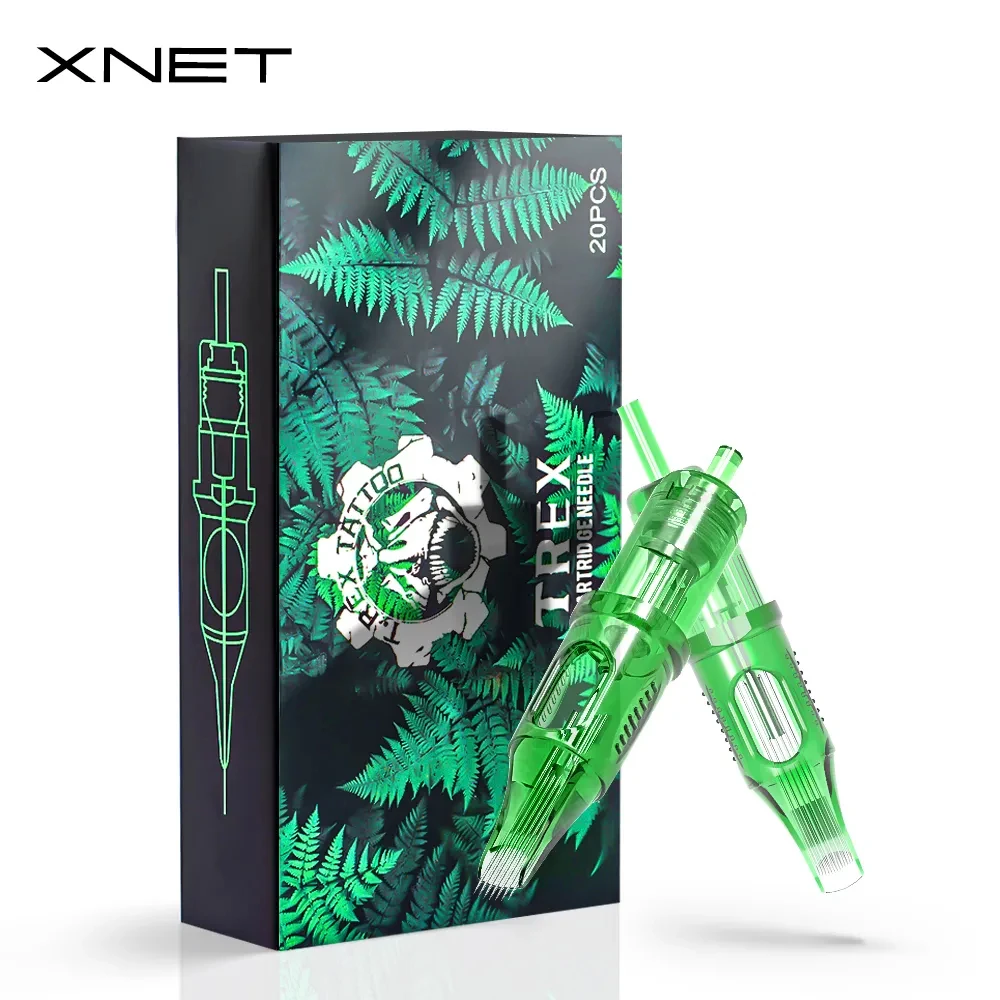 Top Trends: XNET Trex Cartridge Tattoo Needles Permanent Makeup 0.30mm / 0.35mm RM Curved Magnum For Rotary Cartridge Tattoo Machine Pen Shoppable Styles