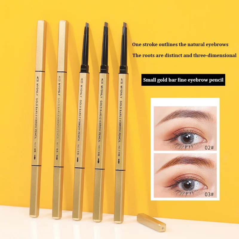 Top Trends: Double Head Eyebrow Pencil Long Lasting Waterproof 5 Colors Eye Brow Pen Tint Mascara Enhance Cosmetics Beauty Women Makeup Shoppable Styles - Image 6