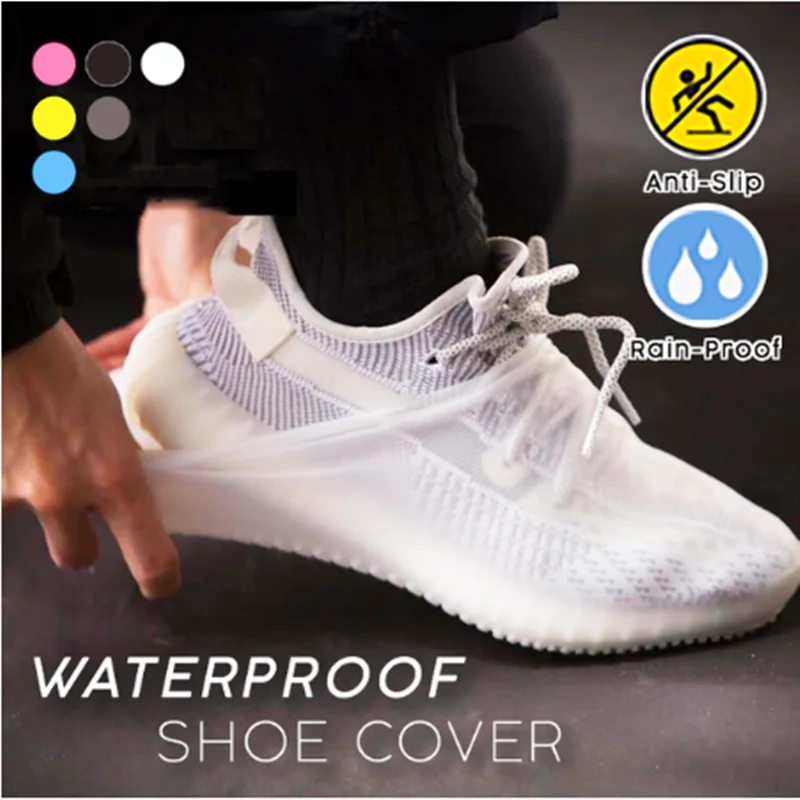 Top Trends: Waterproof Shoe Cover Silicone Material Unisex Shoes Protectors Rain Boots For Indoor Outdoor Rainy Silicone Outdoor Shoe Cover Shoppable Styles