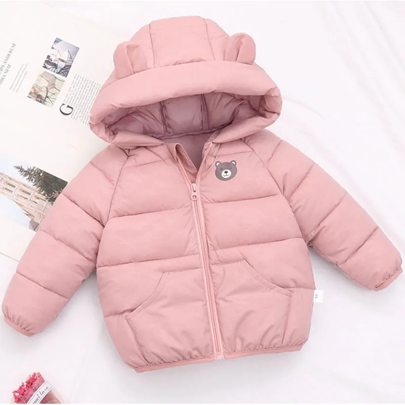 Top Trends: Better Versatile Winter Jacket Boys And Girls Sweet Cartoon Print Hooded Warm Coat 0-7 Year Old Bebe Fashion Children's Clothing Shoppable Styles