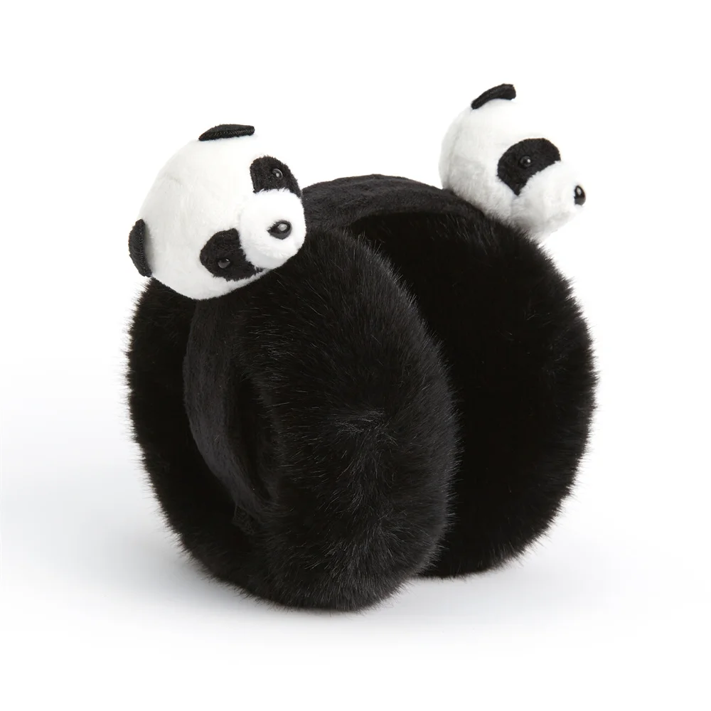 Top Trends: New Panda Earmuffs 2023 Autumn Innovative Luxurious Cute Plush Panda Soft Ear Muffs For Girl Woman Christmas Present Shoppable Styles - Image 4