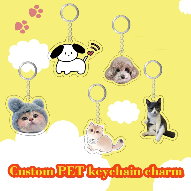 Top Trends: Personalized Keychains Designer Custom Cartoon Llavero Key Chain Photo Customized Anime Charms Hologram Clear Acrylic Key Rings Shoppable Styles