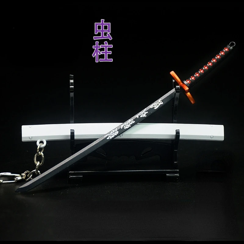 Top Trends: New The Blade Of The Ghost 17cm Mini Katana Keychains Key Chains Evil Eye Anime Keychain Key Chain Cute Keychain Shoppable Styles - Image 2