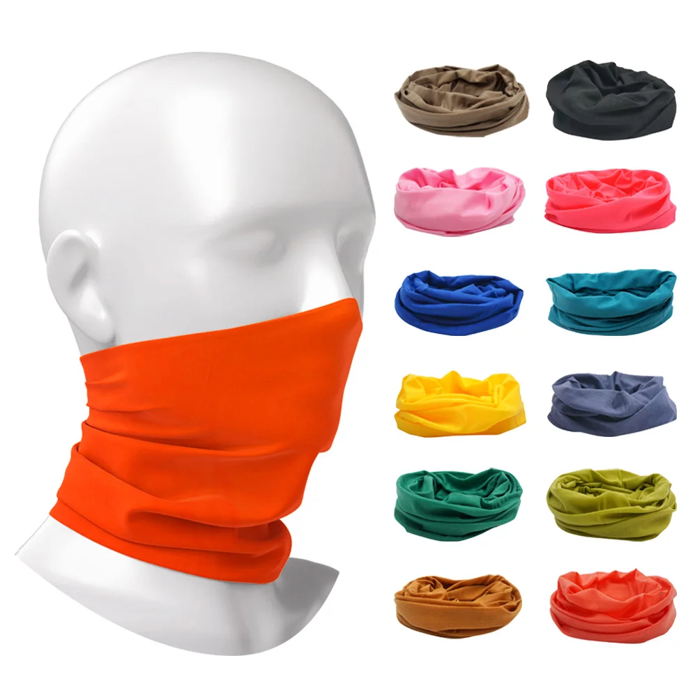 Top Trends: Seamless Riding Face Mask Dustproof Bandana Men Tube Polyester Neck Cover Gaiter Balaclava Women Head Scarf Bike Hiking Headband Shoppable Styles