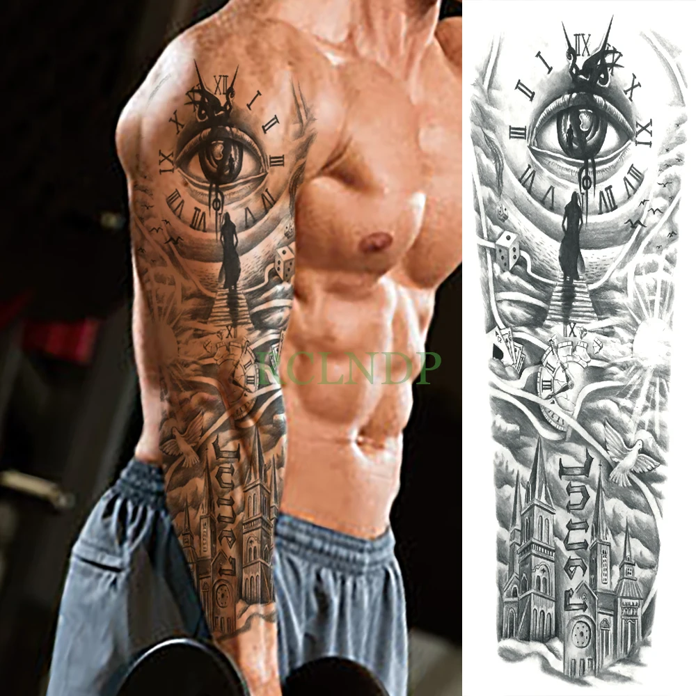 Top Trends: Waterproof Temporary Tattoo Sticker Totem Geometric Full Arm Large Size Sleeve Tatoo Fake Tatto Flash Tattoos For Men Women Shoppable Styles - Image 3