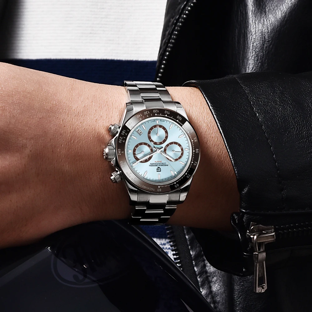 Top Trends: 2023 New PAGANI Design Top Brand Men's Sports Quartz Watches Sapphire Stainless Steel Waterproof Chronograph Luxury Reloj Hombre Shoppable Styles - Image 2