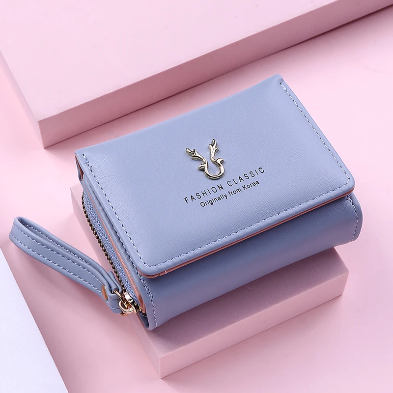 Top Trends: Luxury Brand Women&#039;s Small Wallet Female Card Holder Short Wallets With Coin Purse For Woman Ladies PU Leather Hasp Mini Clutch Shoppable Styles