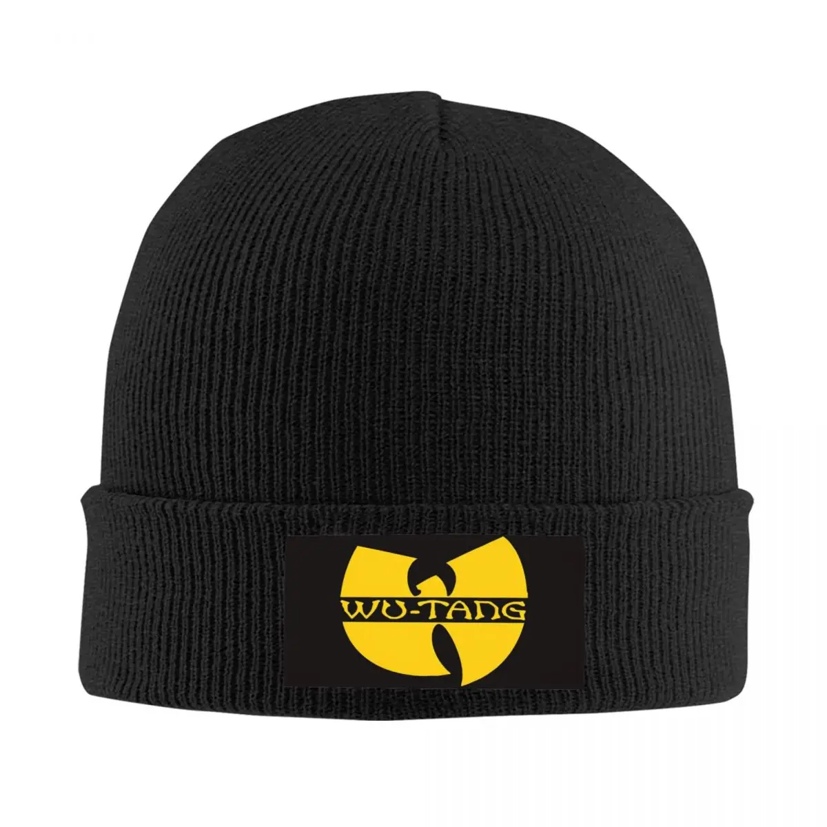 Top Trends: Yellow Shaolin Wu Clan Tangs Men's And Women's Knitted Hats Outdoor Sports Adult Winter Warmth Hat Valentine's Day Gift Shoppable Styles