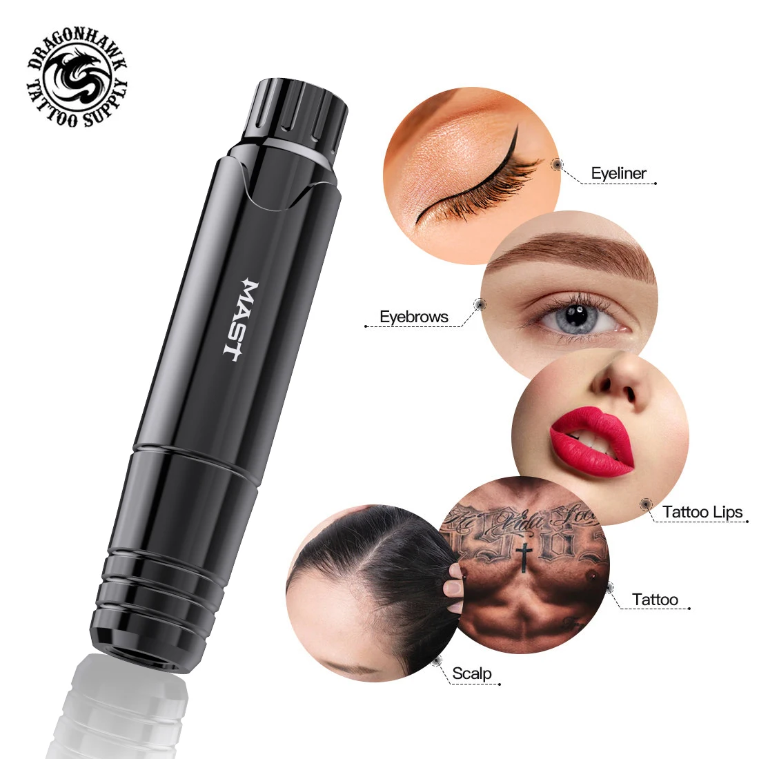 Top Trends: Mast P10 Top Permanent MakeUp Machine Rotary Tattoo Gun Pen Eyebrow Lips Tattoo Machine Pen Device Set Accessories For Tattoo Shoppable Styles