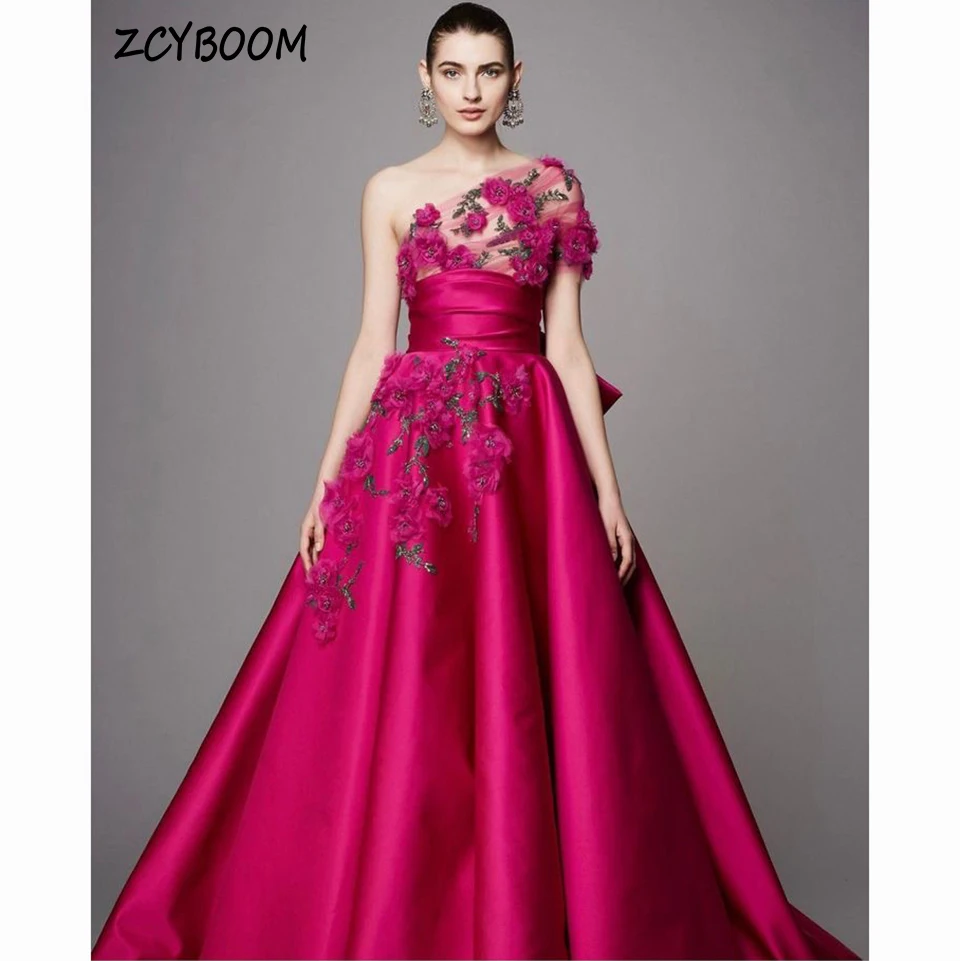 Top Trends: Luxury One-Shoulder Flowers Bow Wedding Dress 2023 A-Line Floor Length Sweep Train Sleeveless Zipper Custom Made Formal Gown Shoppable Styles