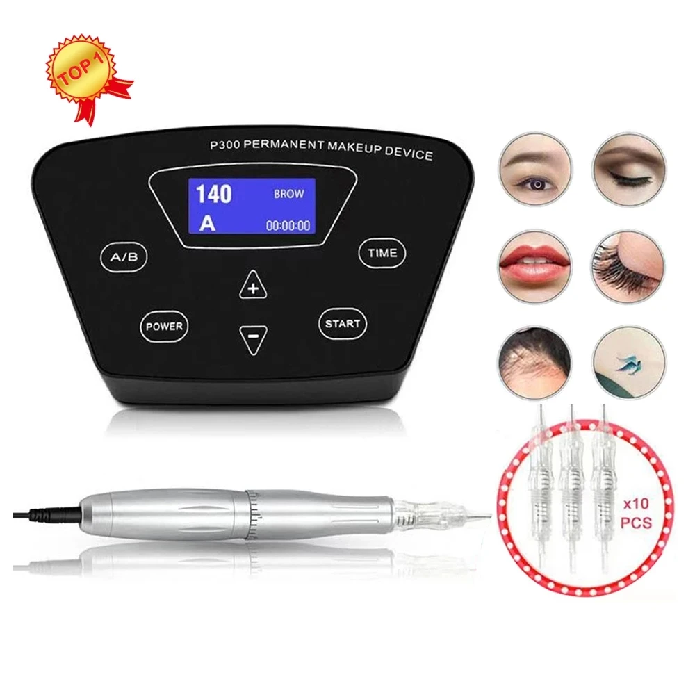 Top Trends: Biomaser Professional Tattoo Machine Rotary Pen For Permanent Makeup Eyebrow Lip Microblading DIY Machine Kit With Tattoo Needle Shoppable Styles