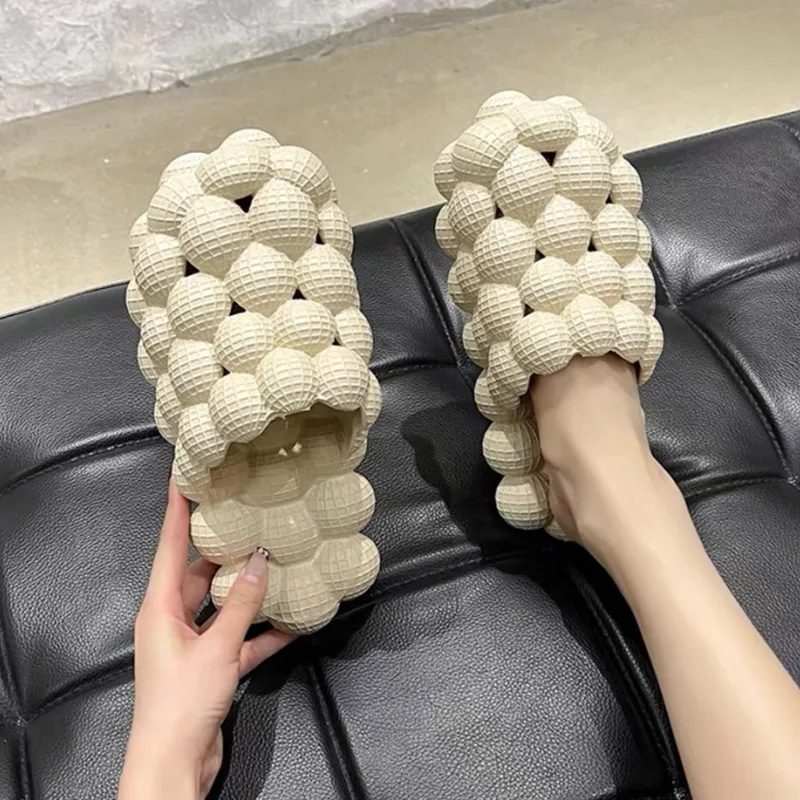 Top Trends: Slipper Women Men EVA Cute Bubble Ball Slides Sandals Summer Indoor Massage Outdoor Shoes Closed Toe Anti-Slip Fashion Designer Shoppable Styles