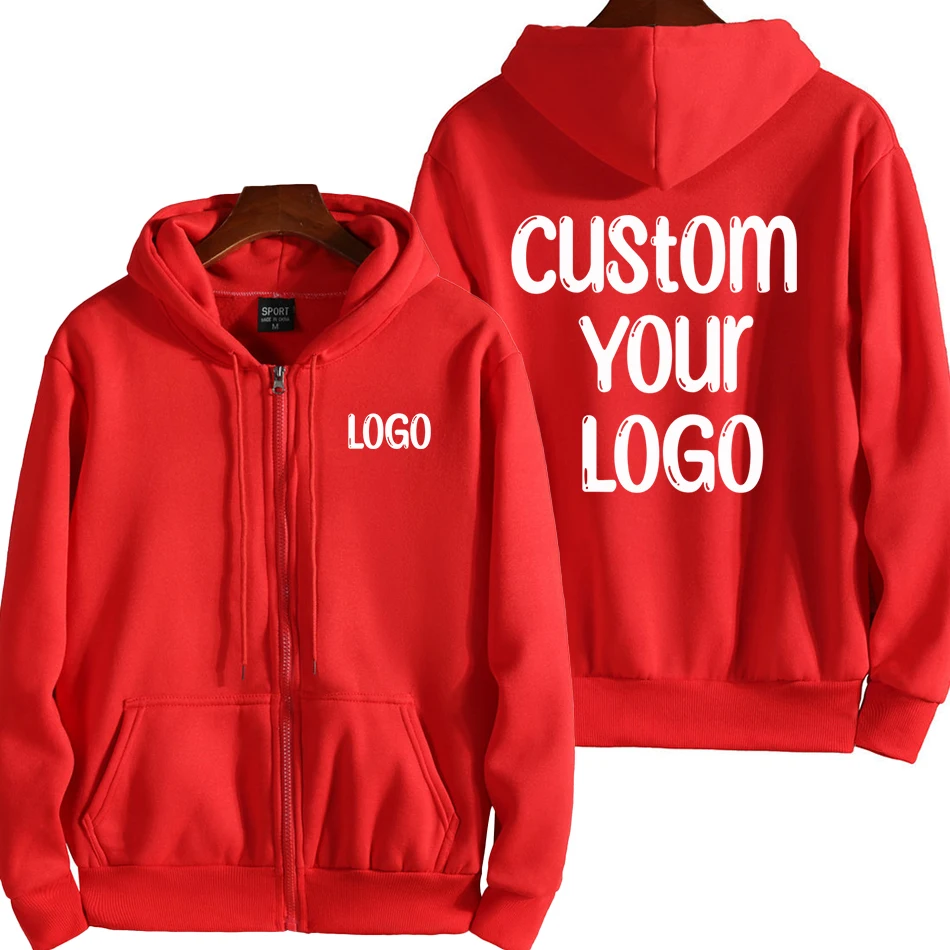 Top Trends: Custom Your Logo Men&#039;s Jacket Autum Winter Casual Streetwear Hoodie Jackets Men Hoody Hoodies Coats Women Coat Clothing Shoppable Styles