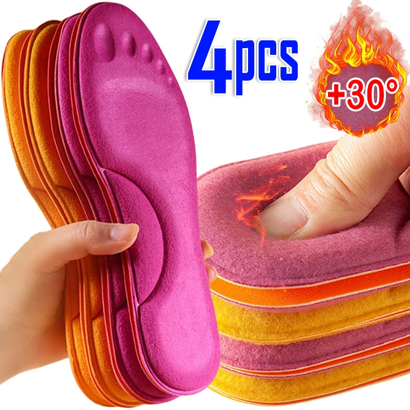 Top Trends: 2pairs Self Heating Insoles Thermostatic Thermal Insole Massage Memory Foam Arch Support Shoe Pad Heated Pads Winter Men Women Shoppable Styles