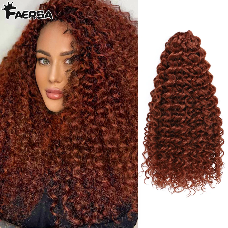 Top Trends: Wavy Strands Braid Hair Marshmallow Afro Curl Crochet Hair SyntheticTwist Braid Kinky Curly Braiding Hair Extensions 14-22inch Shoppable Styles