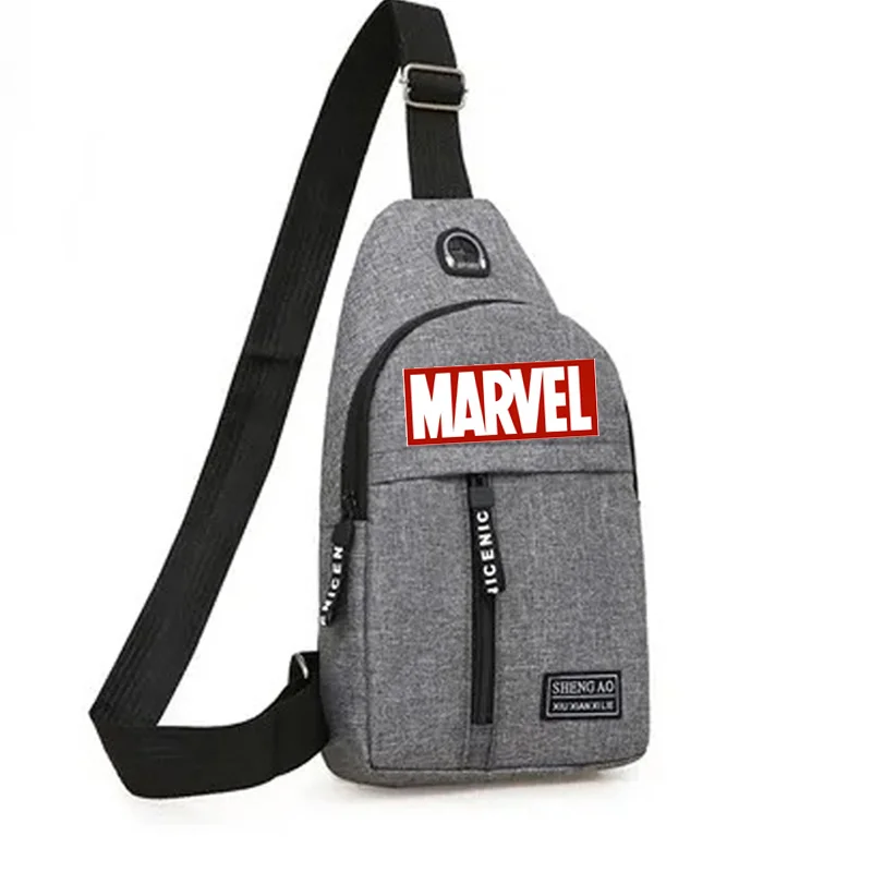 Top Trends: Marvels Letter Hulk Avengers Chest Bag For Men Multifunctional Crossbody Cross Outdoor Sports Chest Pack Bags Trend Shoulder Bag Shoppable Styles - Image 3