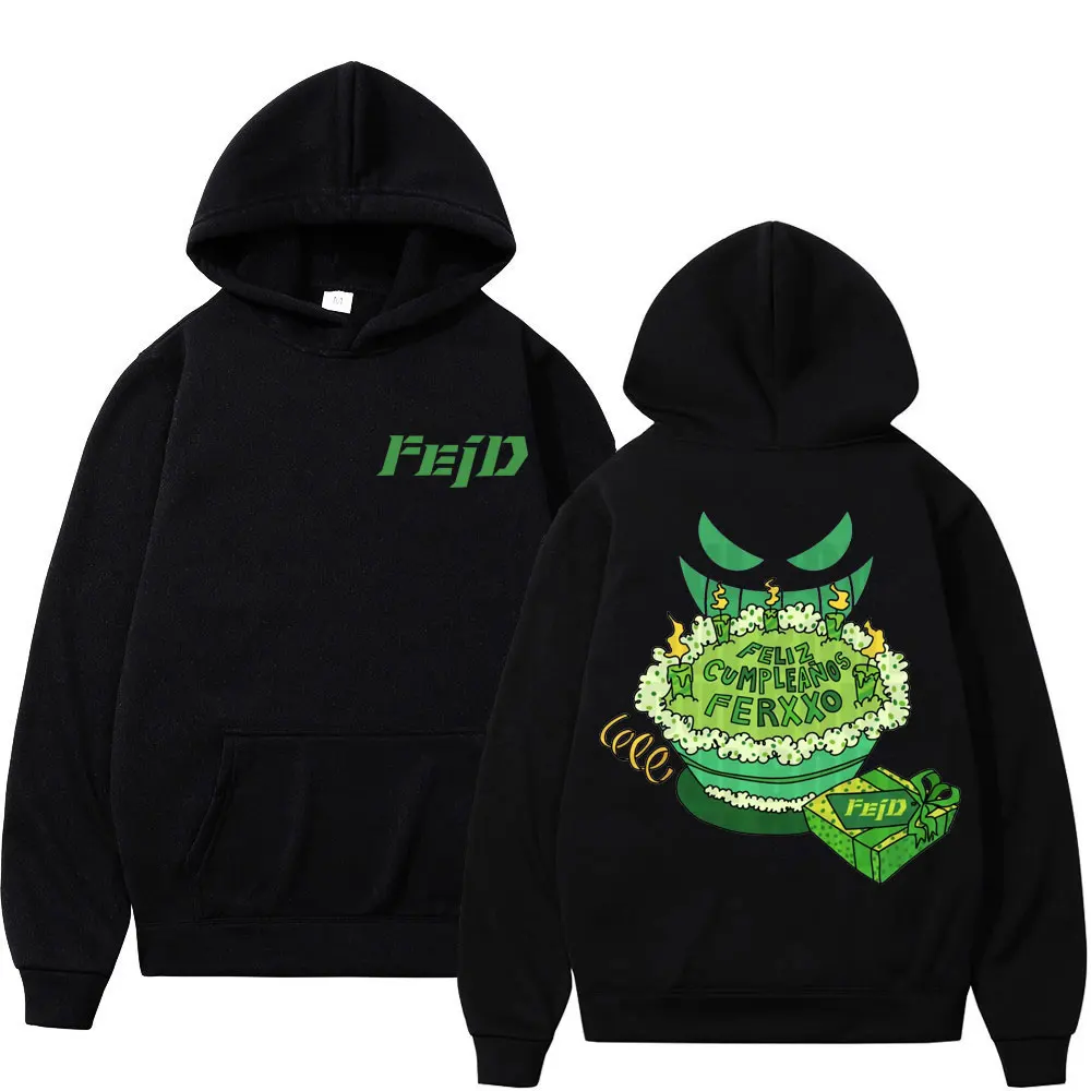 Top Trends: 2023 Feid Ferxxo Album Tour Print Hoodie Men Women Fashion Aesthetics Sweatshirts Hip Hop Rap Oversized Hoodies Y2k Streetwear Shoppable Styles