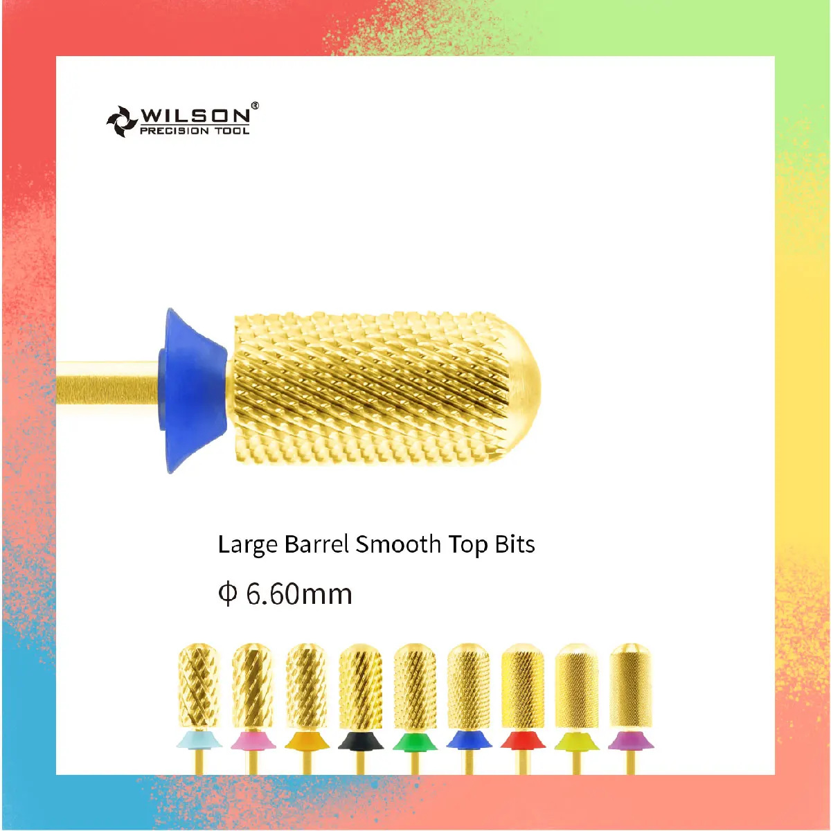 Top Trends: WILSON Large Barrel Smooth Top Bits Nail Drill Bits Remove Gel Carbide Manicure Tool Nail Accessories Hot Sale Free Shipping Shoppable Styles