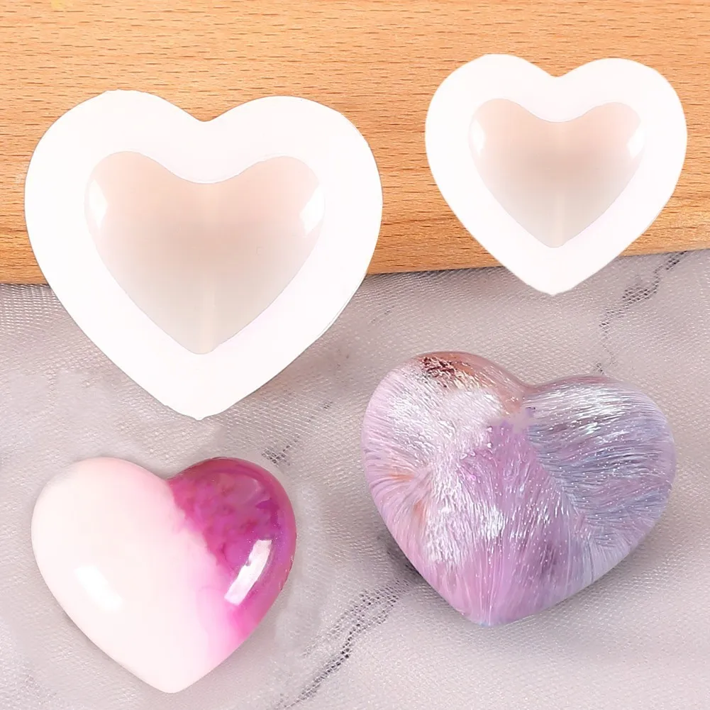 Top Trends: Mini Love Silicone Mold DIY Handmade Heart Candle Soap Gypsum Cake Chocolate Baking Tool Valentine&#039;s Day Gift Mini Heart Mold Shoppable Styles