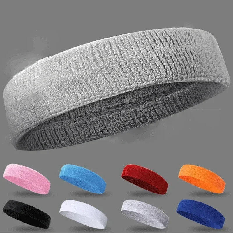 Top Trends: Unisex Sport Sweatband Headband For Men Women Yoga Hairband Gym Stretch Head Bands Sweat Sweatband Headwear Shoppable Styles