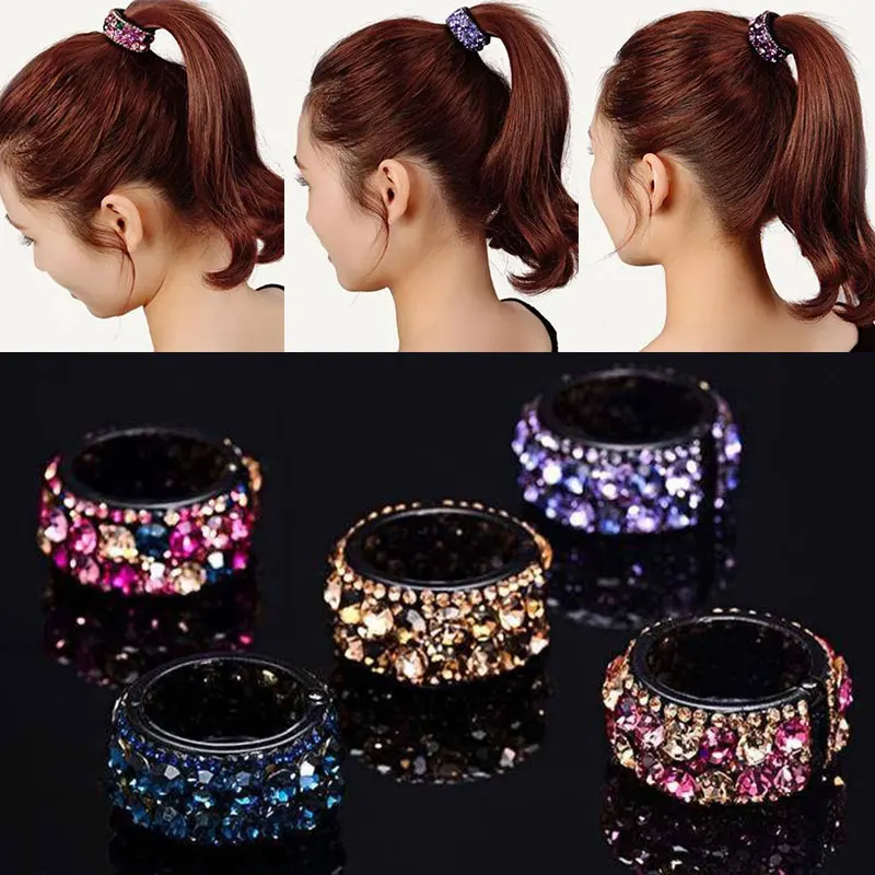 Top Trends: Freeshipping Rhinestone Hair Claws For Women Shiny Crystal Hair Clips Ponytail Bun Colorful Hairpins Barrettes Hair Accessories Shoppable Styles - Image 2