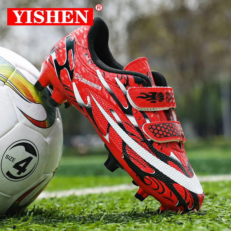 Top Trends: YISHEN Soccer Shoes For Kids Teenagers Adults Children Soccer Cleats Football Shoes TF / FG Spikes Boys Sneakers Zapatos De Futbol Shoppable Styles