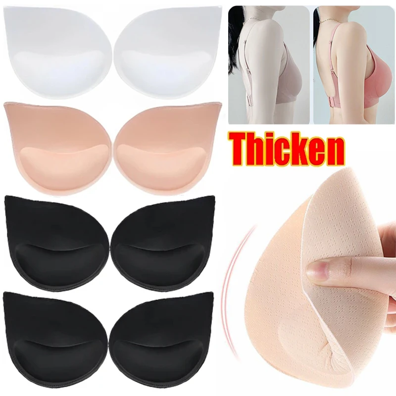 Top Trends: 3D Thickened Bra Insert Pads Removable Sponge Bra Pads Inserts Push Up Pads Bra Foam Pad Sports Bra Pads For Women Accessories Shoppable Styles