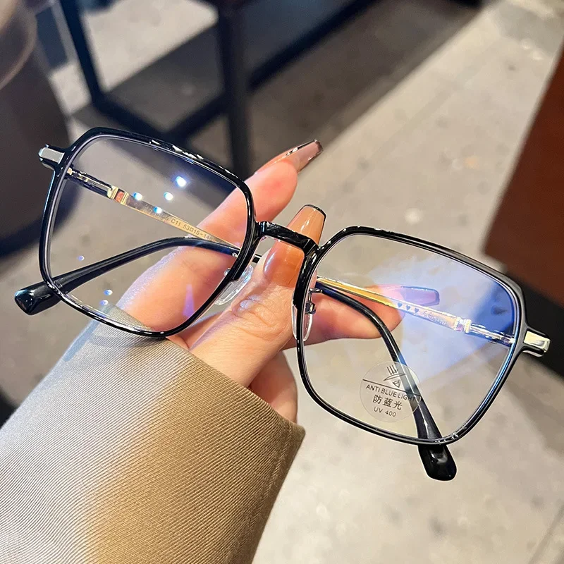 Top Trends: New Color Fashion Myopia Glasses For Women Men Square Transparent Eyeglasses Retro Minus Diopter Eyeglasses Optical Prescription Shoppable Styles - Image 3