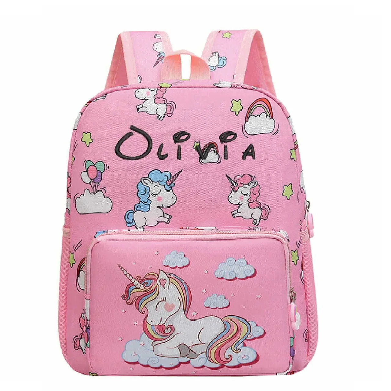 Top Trends: Personalized Embroidered Kids Toddler Preschool Travel Backpack Cute Cartoon Schoolbag Custom Name Backpack Bookbag Shoppable Styles