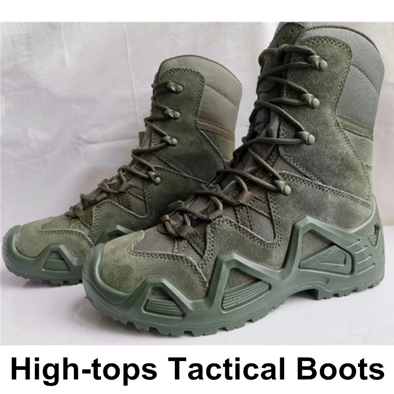 Top Trends: Tactical Military Boots Men Boots Special Force Desert Combat Army Boots Outdoor Hiking Ankle Shoes Men's Sneakers Hiking Shoe Shoppable Styles