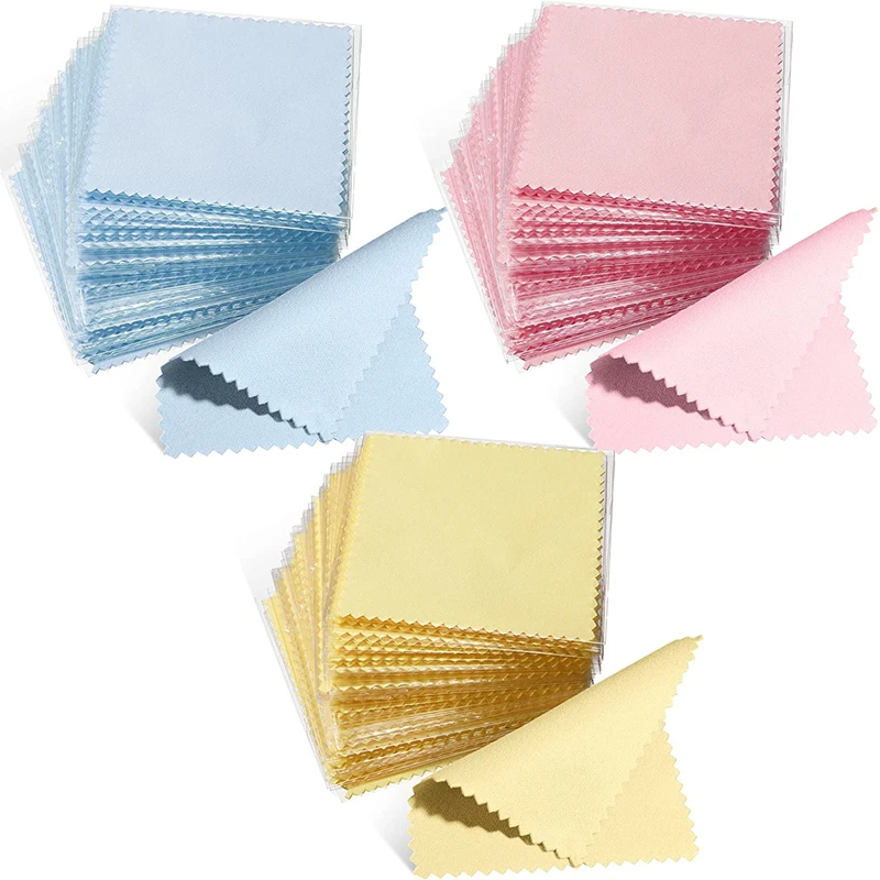 Top Trends: 10 / 50pc Silver Polish Cleaner Cloth Soft Clean Napkins Wipes For Silverware Gold Jewelry Tool Equipment Making Supplies Handmade Shoppable Styles