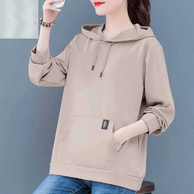 Top Trends: New Women's Clothing Autumn Winter Hooded Sweater Loose Pullovers Long Sleeve Coat Casual Pull Cord Pockets Sweatshirts Tops Shoppable Styles