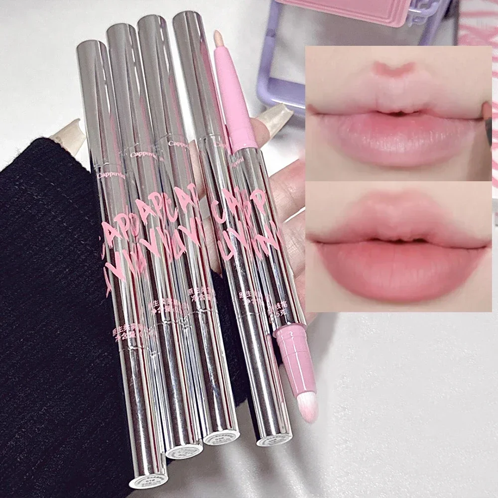 Top Trends: Lip Liner Pen Matte Lipstick Pen Silver Tube Waterproof Longlasting Lipstick Lip Contouring Non-stick Cup Lipliner Pencil Makeup Shoppable Styles