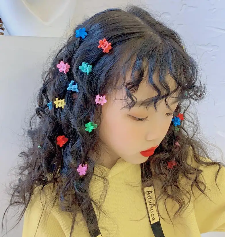 Top Trends: Girs Cute Colorful Flower Star Crown Butterfly Mini Hair Claws Lovely Hair Decorate Clips Hairpins Kids Sweet Hair Accessories Shoppable Styles - Image 2