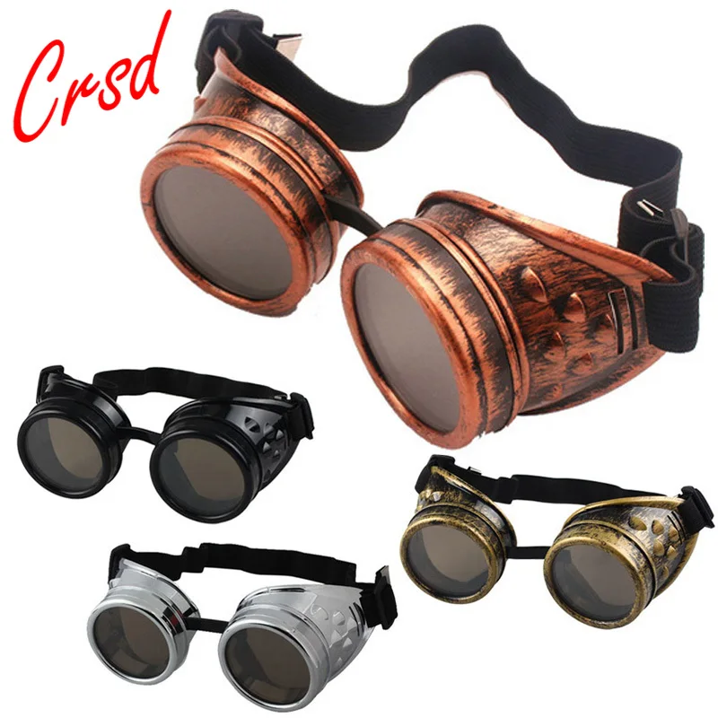 Top Trends: 2022 Steampunk Sunglasses For Men Vintage Punk Glasses Brand Designer Eyeglasses Women Round Frame Fashion Windshield Goggles Shoppable Styles - Image 2