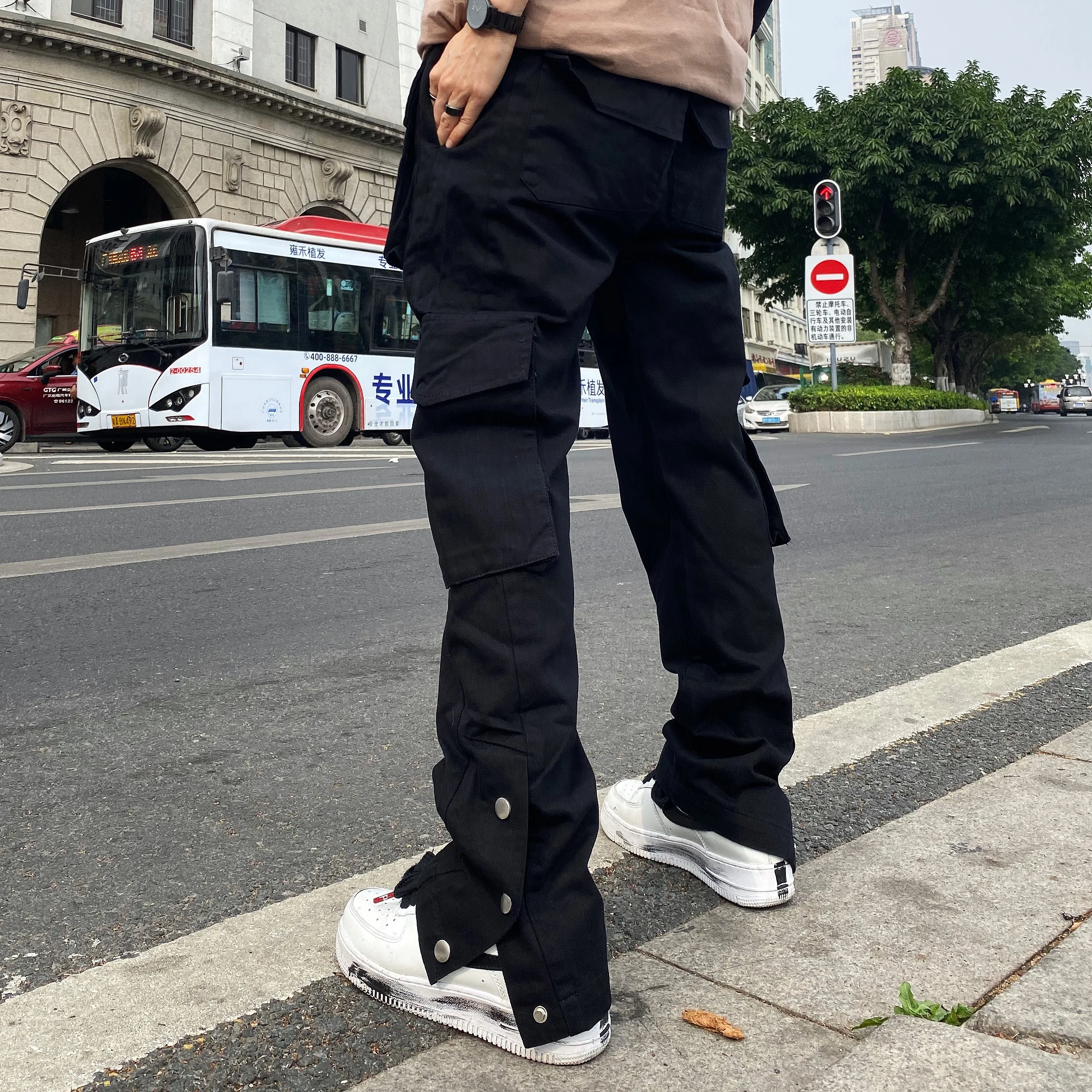 Top Trends: Oversize Pants Cargo Y2k Sweatpants Male Men Trousers Man Casual Black Men's Hip Hop Overalls Trendyol Baggy Women's Fashion Shoppable Styles - Image 4