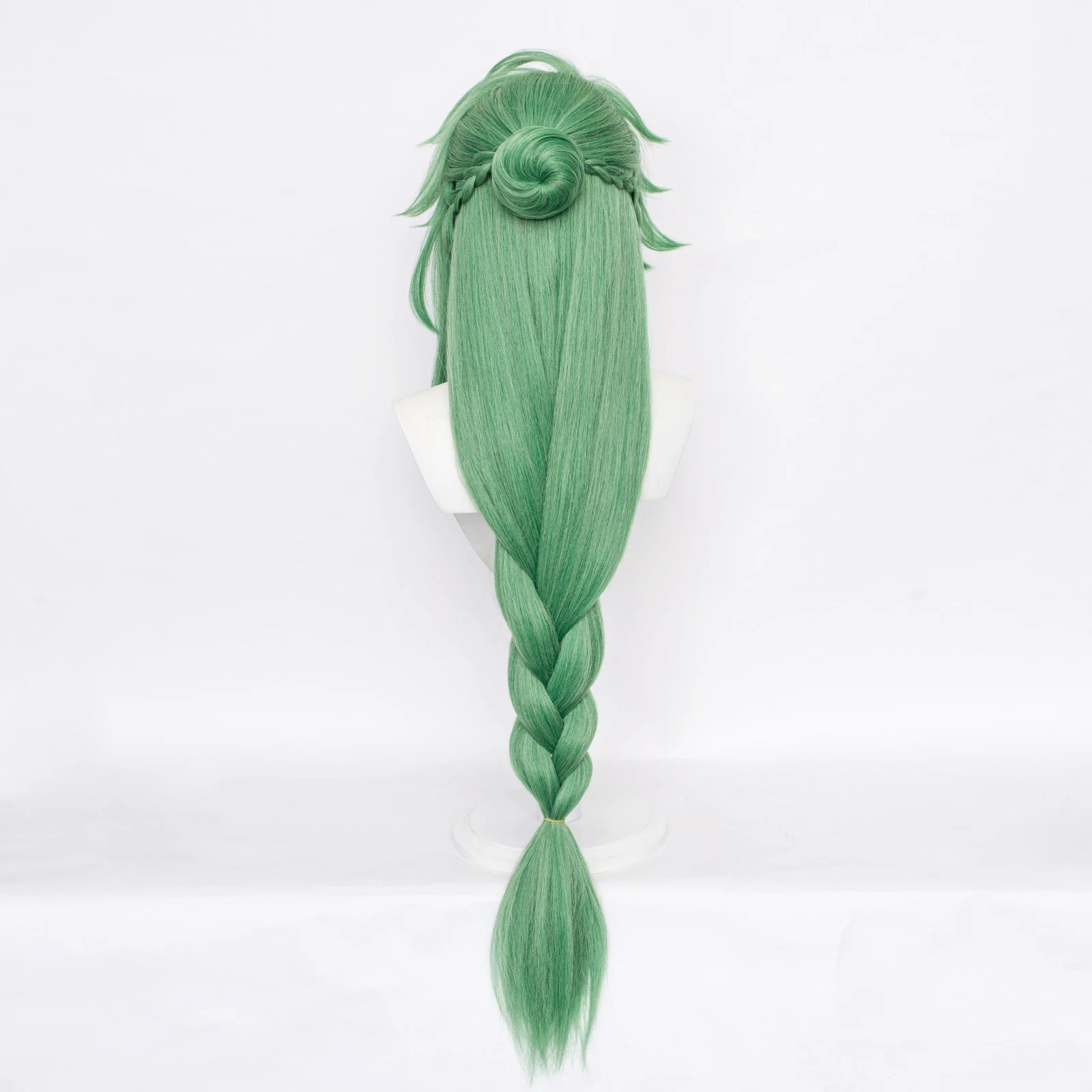 Top Trends: RANYU Genshin Impact BaiZhu Wig Long Synthetic Green Game Anime Cosplay Wig Heat Resistant For Party Shoppable Styles - Image 2