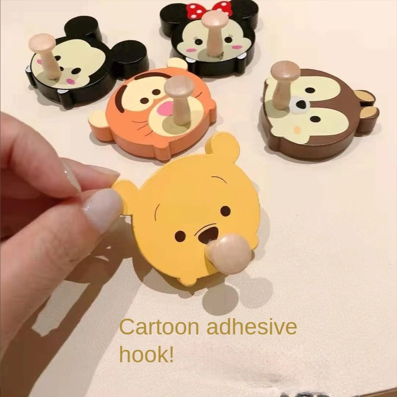 Top Trends: Disney Cartoon Hook Creative Decorative Sticky Hook Cute Strong Punch-free Coat Wall Stick Hook Strong Wall Hook Shoppable Styles