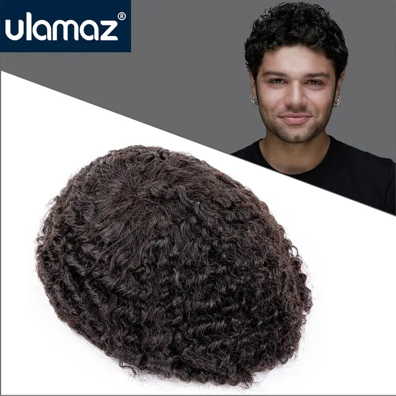 Top Trends: Australia Toupee Men Wig Natural Human Hair System For Men French Lace Male Hair Prosthesis Indian Hair Styles Man Wig Hairpiece Shoppable Styles