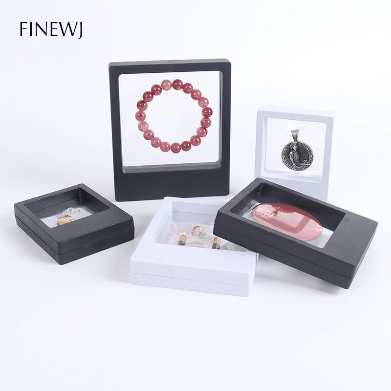 Top Trends: Bracelet Ring Jewelry Display Frame Stand Holder Earrings Film Organizer Coin Gems Storage Box Pendant Necklace Presenting Case Shoppable Styles