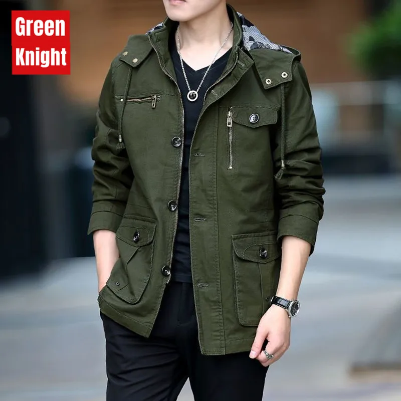 Top Trends: Men's Plush Cotton Jacket Autumn And Winter New High-quality Fashion Brand Large Casual Military Top Warm Thick Coat Windbreaker Shoppable Styles