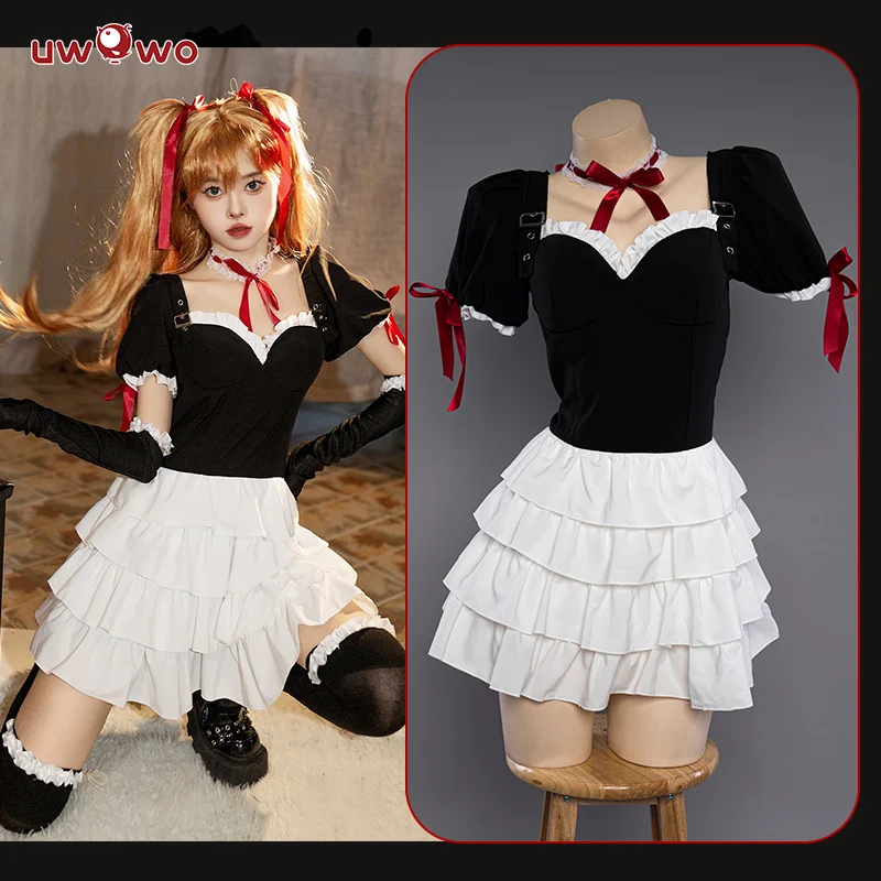 Top Trends: UWOWO Asuka Cosplay Costume Maid Asuka Dress Cosplay Costume Shoppable Styles