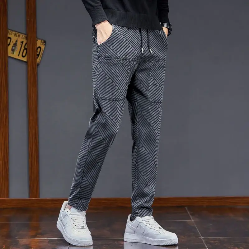 Top Trends: Jeans Men's Sweatpants Y2k Cargo Pants Hip Hop Casual Luxury Designer Clothing New Vintage Shoppable Styles - Image 3